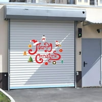 Božićne garažne ukrase na otvorenom Snowman zidna naljepnica Božićni luk Garažna vrata Diy Enporments