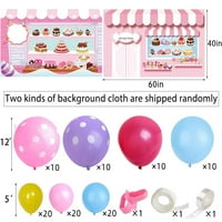 Set dekora za bombone - bombonski balon balona balona Cupcake Topper Party kasni BA