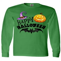 Inktastična hapja Halloween Bat, vještica, jack o lampion majica dugih rukava