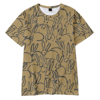 Crtani uzorak Uskrs majica za muške print kratkih rukava TOP 3D Ležerne prilike na majica na ulici Prevelika