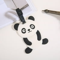 Frcolor Creative Trags Oznake modnog kofera Tag Crtani panda prtljag naljepnica za muške torbe za muškarce