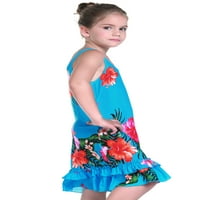 Hawaii mamurluk djevojka cvjetna haljina cisterna, do veličine 12