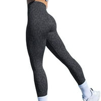 Mikilon žene visoke struk kapris trčanje hlače Brze suhi sportovi joga hlače joga hlače za žene atletska