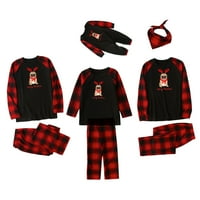 Juebong Personalizirana porodična pidžama Podudarni setovi Božićska dječja štampana bluza + hlače Xmas
