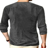 Prednjeg swalk muns moda 3D digitalni tisak majica s majicom niz vintage Basic tee muške dugih rukava