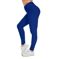 Ženske gamaše visoke struk dizanje fitness vježbi za vježbe ženske joge hlače ljubičaste veličine m