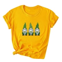 Zodggu ponude Boudoir T majice za žene Uskrsni dan Trendi grafički grafički vrhovi slatki zeko ispis