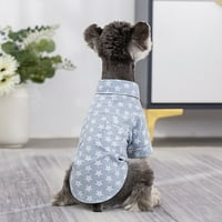 Košulje Star uzorak ukrašavanje pamučnih majica za pse za male srednje pse mekani tenk gornji majica
