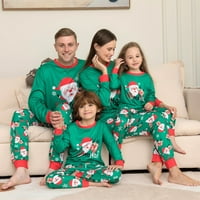 Hanas Božićna porodica Božić PJS Usklađivanje setova meke labave pantalone sa dugim rukavima Udobne