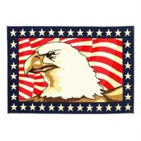 Vintage American zastave Eagle Machine napravila je tepih 3 '5'