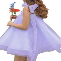 Ženska romantična mreža Tutu Mini haljina dugih rukava kvadratna zabava Vjenčanje Ruffle Sheer Mesh