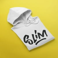 Slim Hoodie muškarci -Image by Shutterstock, muški veliki