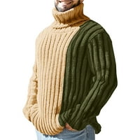 Muška jesenina i zimska modna casual kornjača podudaranje pletene vunene kapute džemper za olovke rublje