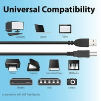 -Maibles kompatibilni 6FT USB kabelski laptop za sinkronizirani kabel za sinkronizaciju Zamjena žice