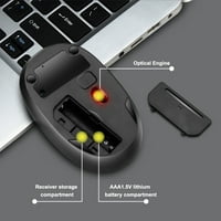 Računalni bežični miš USB 1600DPI tipke optički miševi radne površine br.01