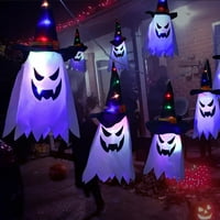 Halloween Dekoracija LED bljeskalica svjetla Up užarenog čarobnjaka Ghost Hat Lamp