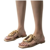 Loopsun Ljetne sandale za žene, ženske sandale, ženske ravne cipele dame dame na plaži sandale Ljetne