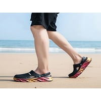 Welliumiy Muške klizne sandale klizne na ravnom sandalu izdužene ljetne papuče za klopove na plaži bazen