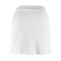 SKSLOEEg Skorts For Plus size Ženske suknje za tenis za žene Nasled atletske golf Skort suknje sa kratkim