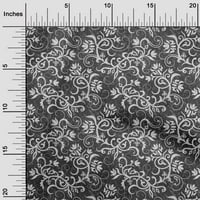 Onuone pamuk poplin Twill siva tkanina azijska batik cvjetna tkanina za šivanje tiskane zanatske tkanine