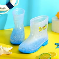 Dječje cipele Srednja cijev kišne čizme Mekano dno crtane čizme na otvorenom preko koljena čizme za