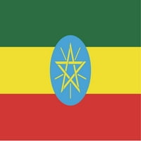 Naljepnica za dekalnu zastava Etiopije