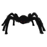 Halloween dlakavi pauci, zastrašujući realistični paukov rekviziti na otvorenom Halloween ukrasima,