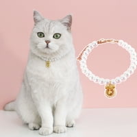Ogrlica sa lomubuem CAT Elegantna privlačna za ulov Exquisite Pet Cat Dog Cherry Privjesak lažni biserni