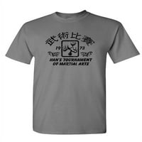 Turnir borilačkih vještina - unise pamučna majica majica, bijela, xl