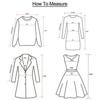 Mornarine haljine za žene Čvrsto kolor kratkih rukava udobna haljina plus veličine V-izrez Loop Fit