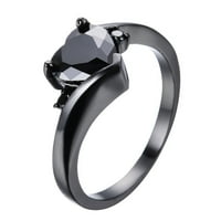 Wozhidaoke prstenovi za žene Žene Vole ljubav srca u obliku srca šareni cirkon nakit za rođendan za