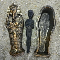 Resin Egipat Mummy Figurine Model Kip Minijatura Egipatski kralj Sandplay Decor