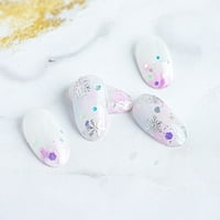 Manwang naljepnice za nokte Božićni uzorci ne blede ultra tanke božićne snježne pahulje naljepnice za