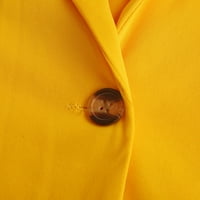 Ženski blistavi za rad Ležerne prilike dugih rukava CALLAR BLAZER jakne sa džepovima