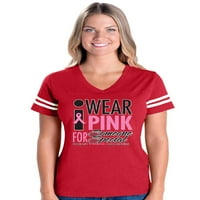 Arti - Ženski fudbalski fini dres majica, do veličine 3XL - nosim ružičastu za nekoga posebnog