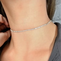 Moda sjajna kristalna kratka ovratnik Choker ogrlica za žene Privjesak nakit poklon