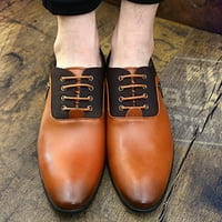 Klasični stil kožne cipele za muškarce kliznu na PU kožnih gumenog jedinog bloka na radu na radu muške