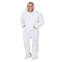 Nožni pidžami - Arktički bijeli kapuljač za odrasle Fleece One - Odrasli - XSmall