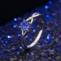 Prstenje nakita Ženski prstenovi Srebrni prstenovi za rinestone ženske prstenove sjajne prstenove za