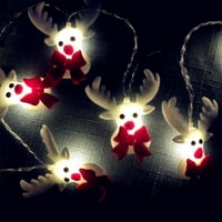 Božićna gudačka svjetla vodootporna svjetlost snjegovića letelica santa claus strip svjetla za božićnu