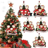 TureClos božićno drvce viseći ukras za kućnu kancelariju Xmas Tree visi dekoracija polimerna glineni