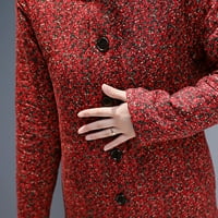 Dadaria Jakne za žene Modni ležerni džemper topla odjeća dugih rukava s kapuljačom s kapuljačom majica