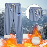 Ženske hlače za zimske staze obložene trenerke Joggers hlače zimske hlače za žene toplotne toplotne
