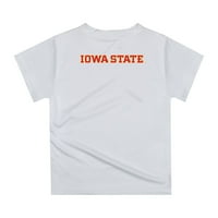 Mladi Bijeli Iowa State cikloni logotipa kapljača kaciga majica