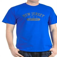 Cafepress - New Jersey Est. Tamna majica - pamučna majica