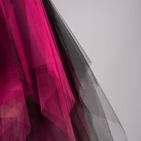 Misshow Hot Pink PetticOat za ženske kratke mreže Jedna veličina Tutu podvlaka suknja u boji