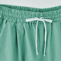 Vedolay Wemens Fashion ChartString elastični struk Jednostavno lagane kratke hlače, MINT Green XXL