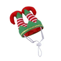 Kućni ljubimac božićni šeširi mački pas božićni santa hlače hat elf hat sa zvonama kućnih ljubimaca