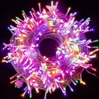 Joyin Joiedomi Multicolor LED božićna gudačka svetla sa jasnom žicom i modusima 174. stopa