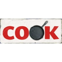 Greene, Taylor Black Moderni uokvireni muzej umjetnosti Print pod nazivom - Cook znak